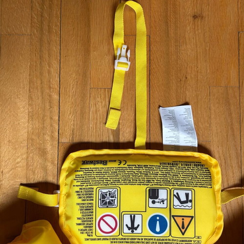 Fisher-Price Arm Floats like new, yellow with jungle animal design