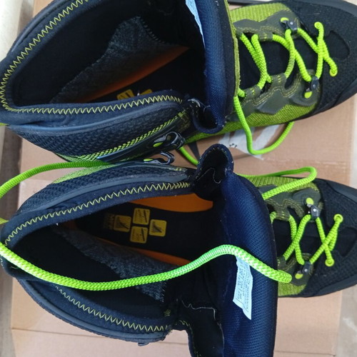 Salewa MS Raven 3 GTX hiking boots new, size 44.5, black and green