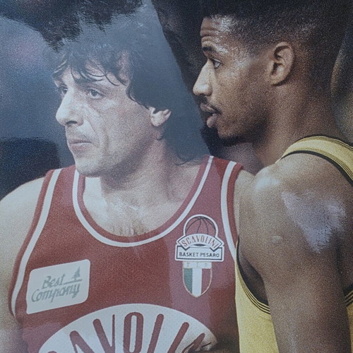 Panagiotis Giannakis and Brad Sellers Basketball Photos used, Aris Thessaloniki 1991-92
