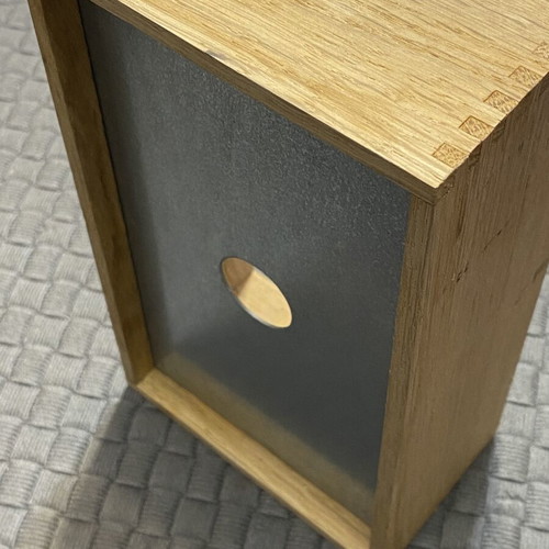 Multifunctional Wooden Display Case with Magnetic Glass like new