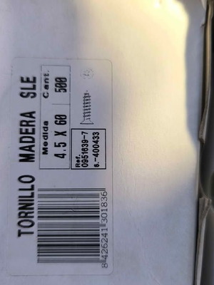 Wood screws POZI 4.5x60 mm, box of 500