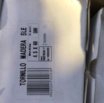 Wood screws POZI 4.5x60 mm, box of 500