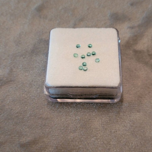 Natural emeralds new, pack of 10 pieces from Colombia