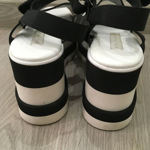 Stella McCartney Elyse Sandals like new, size 39.5, black and white platform