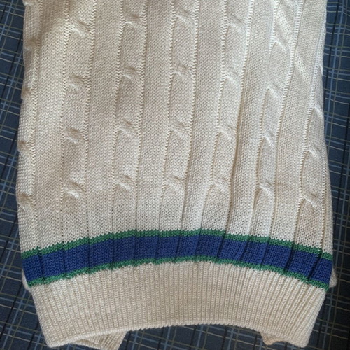 Tommy Hilfiger vintage cable-knit cricket sweater XL used