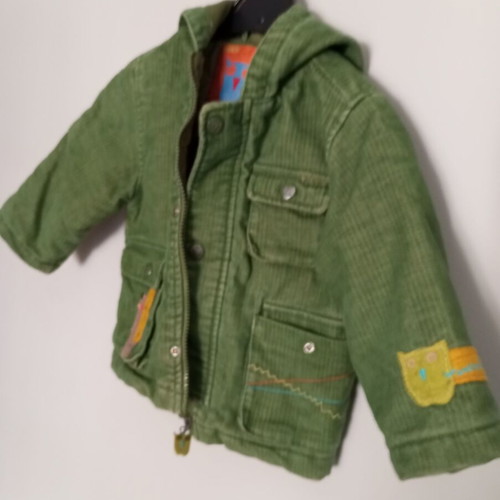Dpam green boys' jacket, size 92 cm, age 2 years