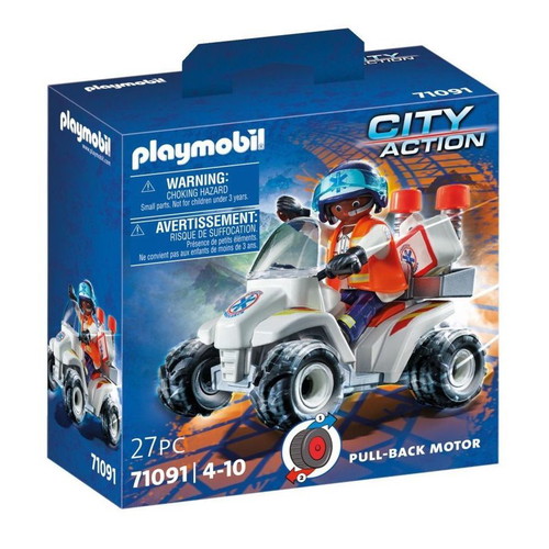 Playmobil City Action Rescuer with 4x4 Quad new