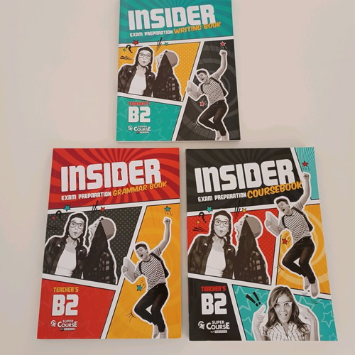Insider B2 Teacher’s book set new, complete English course