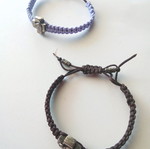 Handmade macrame bracelets small size multicolor, new