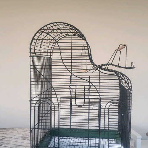 Parrot cage like new, dimensions 70x43x44cm
