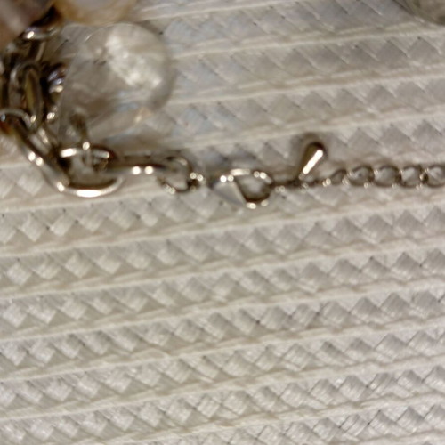 Bracelet like new with secure clasp and decorative beads