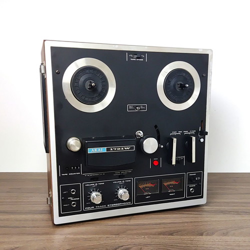 Akai 1721W vintage reel-to-reel tape recorder used