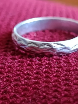 Silver 925 handmade ring, size 60