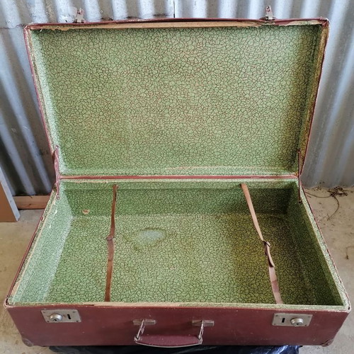 Vintage suitcase used, 70 x 40 x 19 cm, good condition