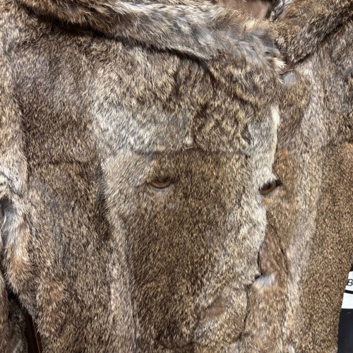 Rabbit fur coat like new