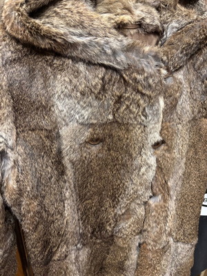 Rabbit fur coat like new