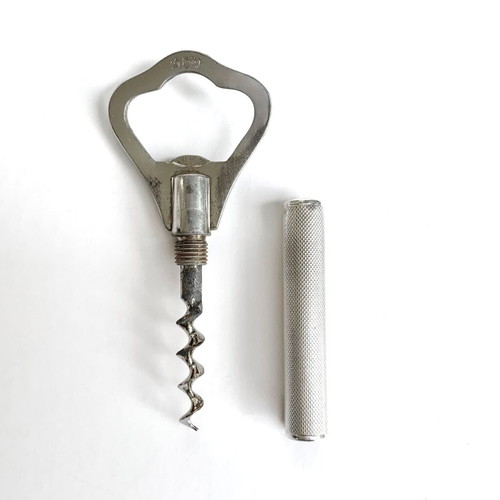 Pfeilring Solingen corkscrew and silver 800 bottle opener used