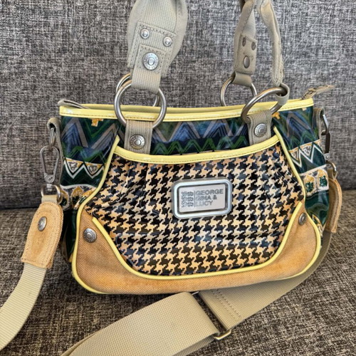 George Gina & Lucy vintage shoulder bag used, multicolor