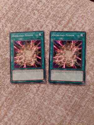 Yu-Gi-Oh Overload Fusion κάρτες καινούργιες, σετ 2 τεμαχίων