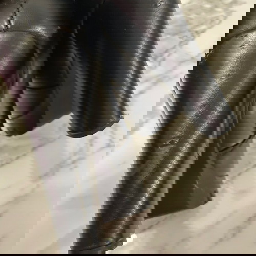 Γυναικεία μποτάκια Νο39 μεταχειρισμένα, μαύρα με χοντρό τακούνι