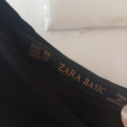 Zara black top, size S
