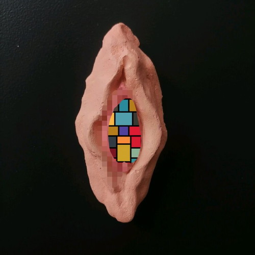 Handmade magnets new from plaster and acrylics