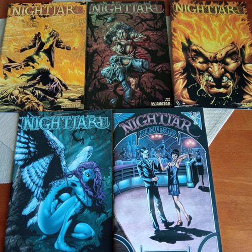 Nightjar mini series #1-4 and special like new, Avatar Press 2004