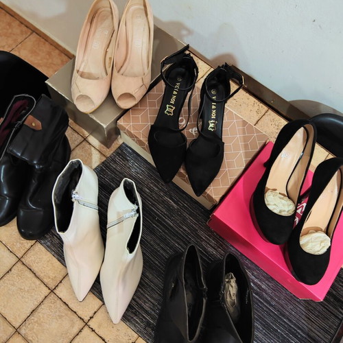 Voi & Noi heels and ankle boots used, pack of 6 pairs