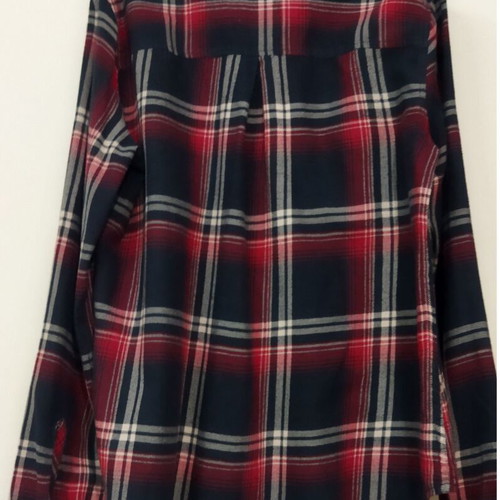 Hollister women's shirt L like new, blue and red
