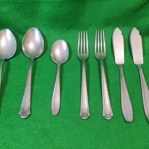Xenia 1968 collectible cutlery set used, 7 pieces