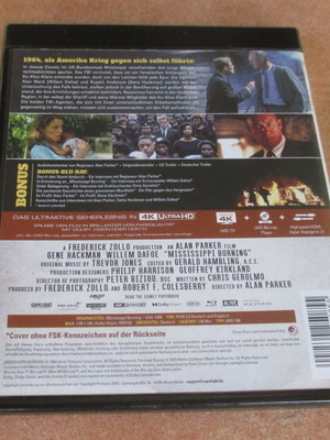 Mississippi Burning Blu-Ray UHD Capelight σαν καινούργιο, region free