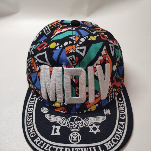 MDIV Baseball Cap used, colorful corduroy fabric, embroidered logo