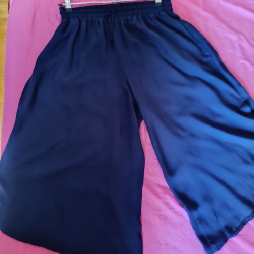 Anel zip culottes like new, blue