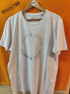 Jack and Jones t-shirt XL like new, white