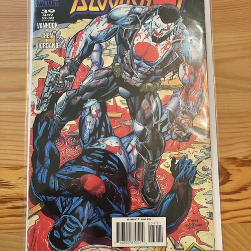 Bloodshot #39 comic used, Valiant Comics vintage 1995