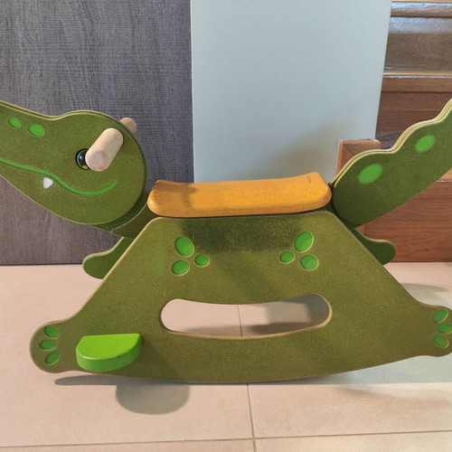 PlanToys rocking alligator like new