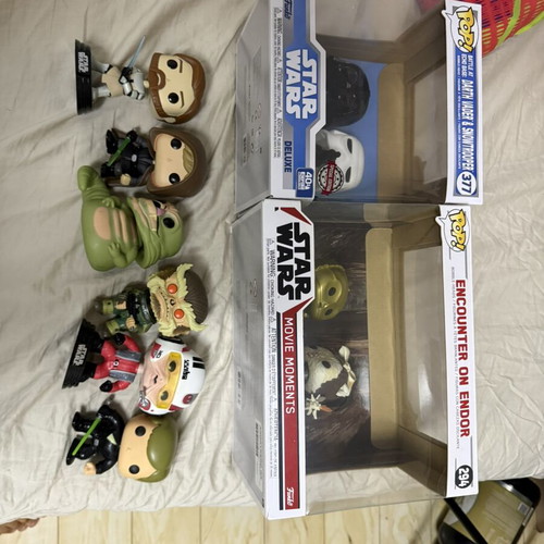 Star Wars Funko Pop figures, set of 100 with Obi-Wan box