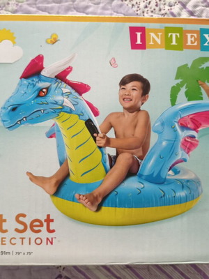 Intex Wet Set Collection Dragon Ride-On new, for kids 3+