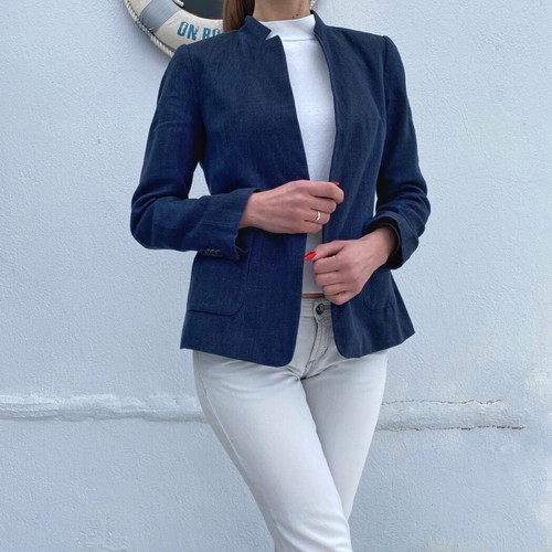 Zara blazer blue, size S/M, like new