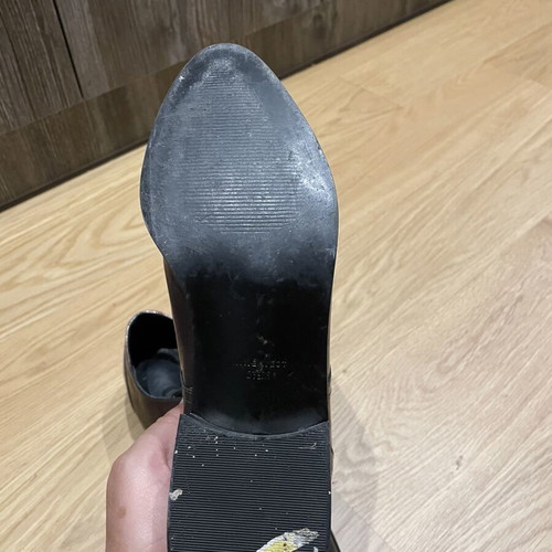 Nine West moccasins like new, black and multicolor, size 38