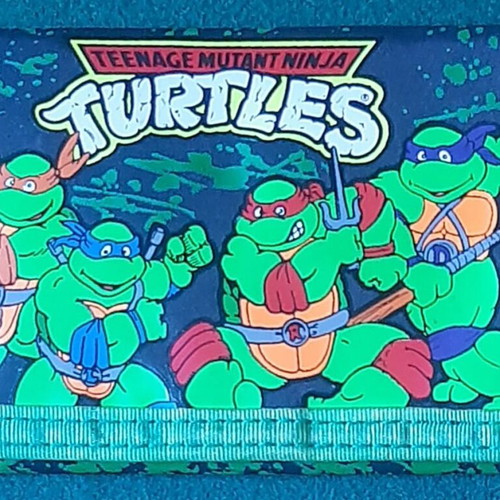 Teenage Mutant Ninja Turtles 1989 collectible vintage wallet used