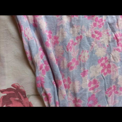 Midi nightgown floral like new with adjustable straps, purple