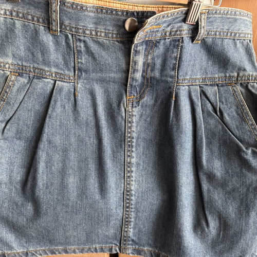 Jean skirt like new, size M 38 10, blue