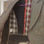 Rossodisera jacket new, size small, colorful interior
