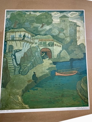 Polykleitos Regkos lithograph used, image from Mount Athos