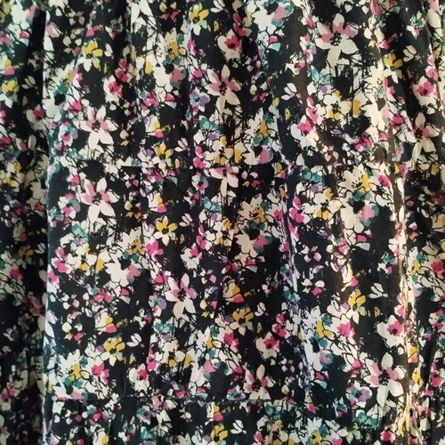 H&M Floral Cotton Dress Like New, Multicolor, Size S
