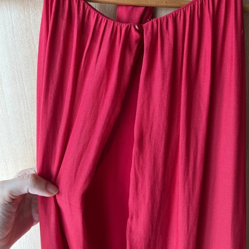 Zara maxi dress red summer like new, size L