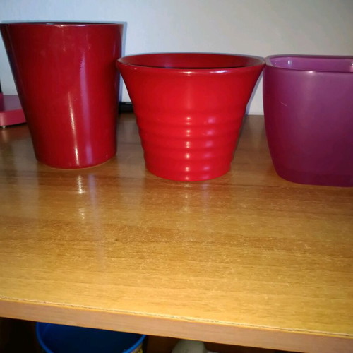 Flower pots used, pack of 3