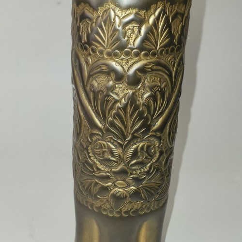Bronze shell used, hand-carved, World War II
