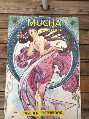 Mucha Posterbook με 6 μεγάλες αφίσες τέχνης, Taschen